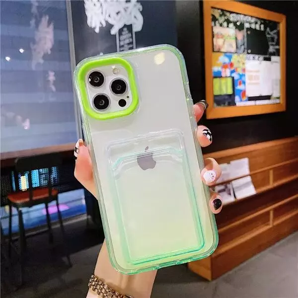 Case 360° Translucido Degrade Verde Iphone11