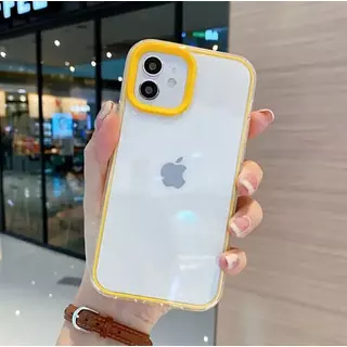 Case Antishok 360 Borde Amarillo Iphone11