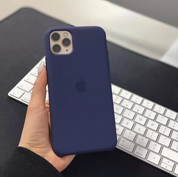 Silicon Case Azul Iphone11