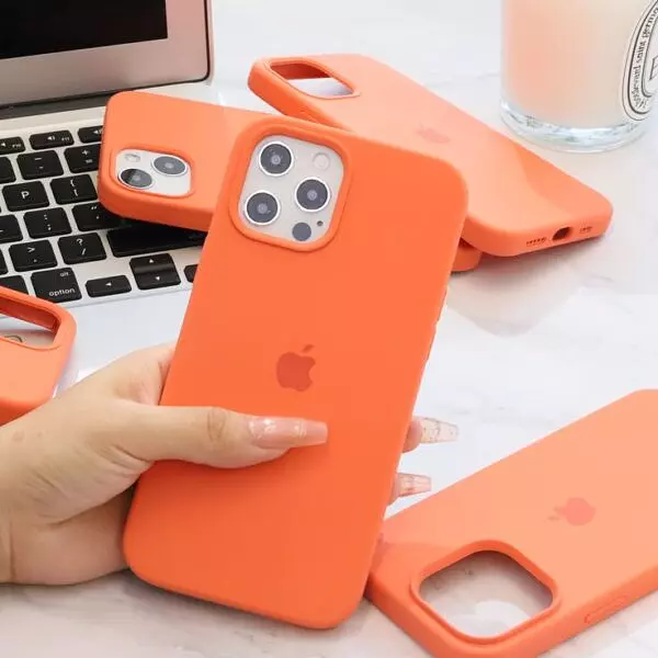 Silicon Case Naranja Iphone11