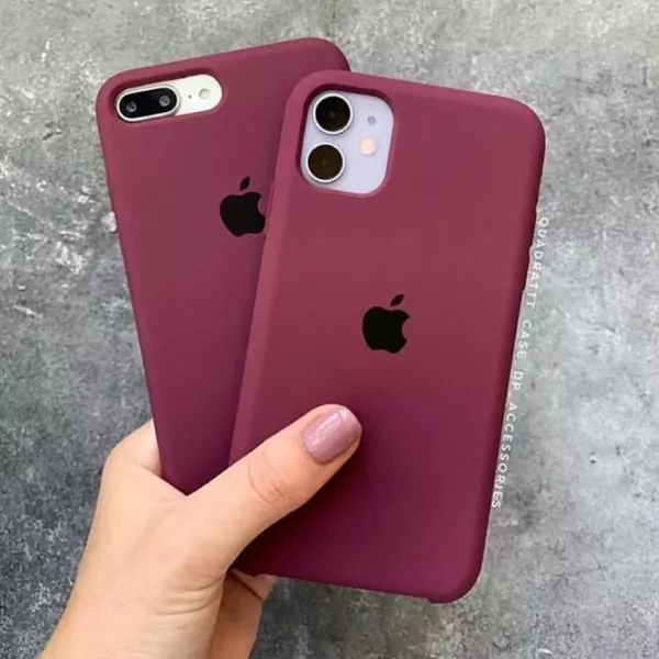 Silicon Case Vinotinto Iphone11