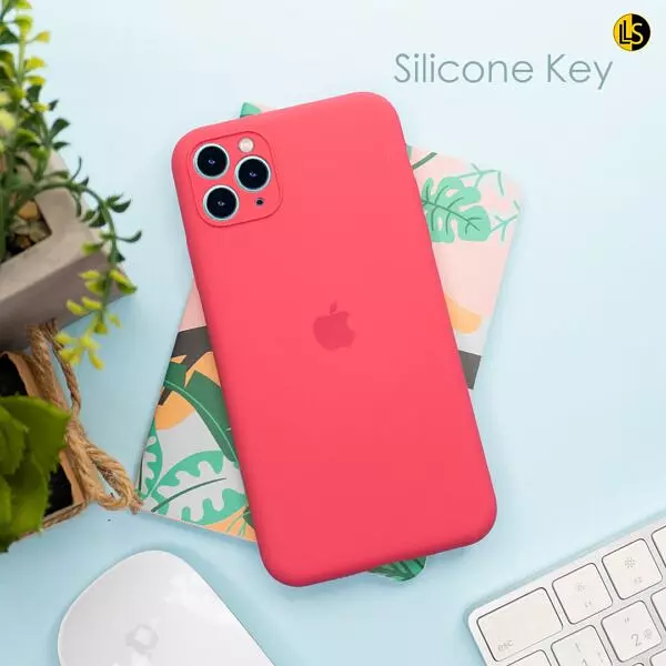 Silicon Case Salmon Protector Cámara Iphone11