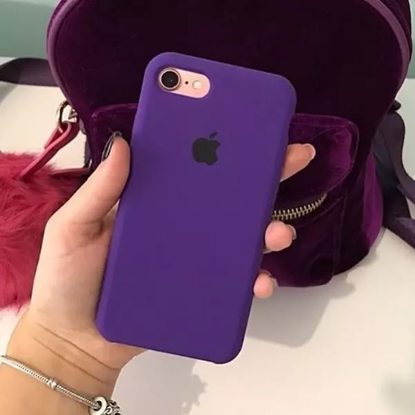 Silicon Case Morado Iphone14pro+