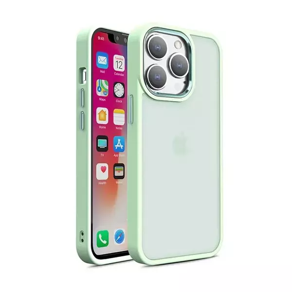 Case De Lujo Borde Verde Iphone14