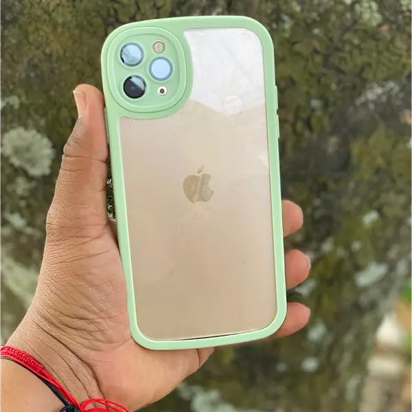 Case Protector Camara Borde Verde Iphone14pro