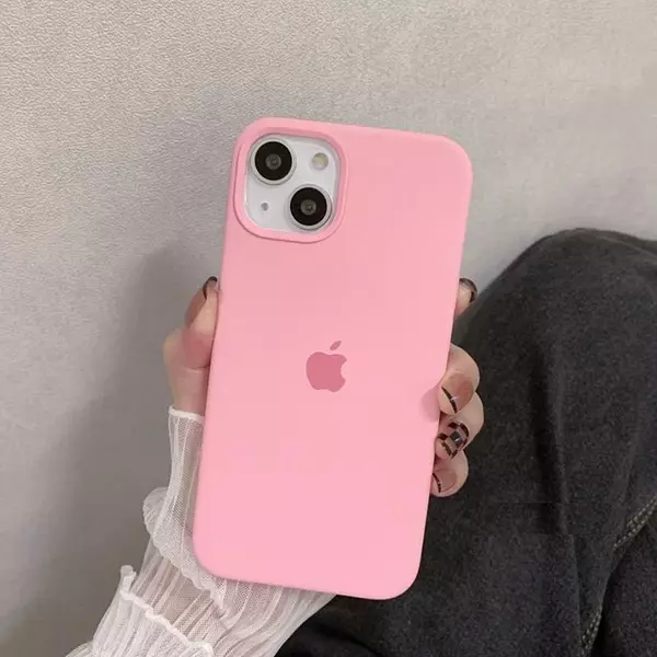 Silicon Case Rosado Iphone14pro