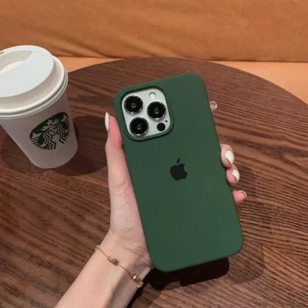 Silicon Case Verde Iphone13pro+