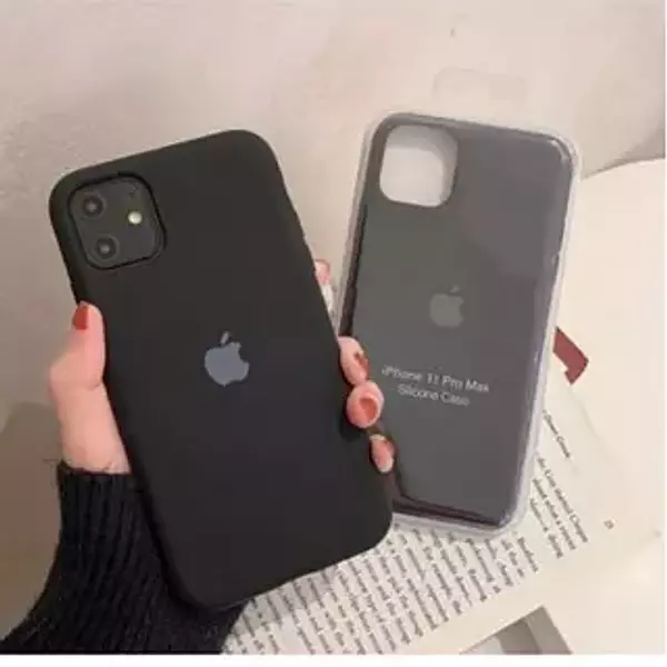 Silicon Case Negro Protector Cámaras Iphone11pro+