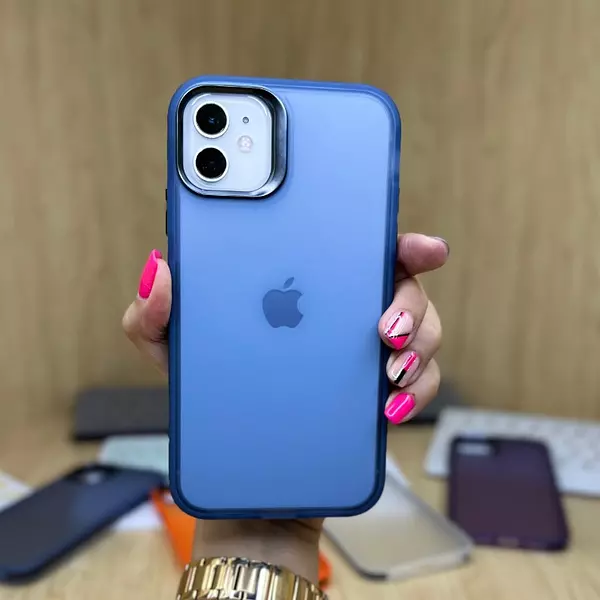 Case Azul Mate Iphone 11