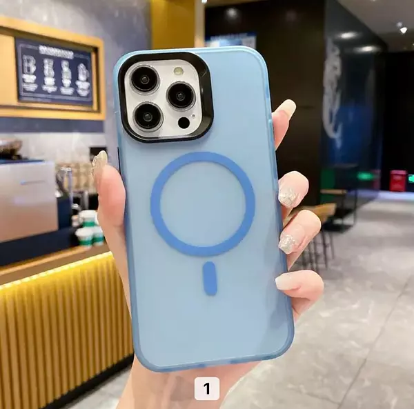 Case Magsafe Azul Mate Iphone11