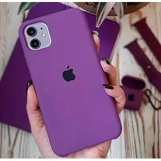 Silicon Case Morado Iphone11