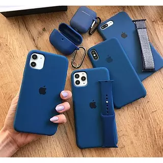 Silicon Case Azul Iphone11