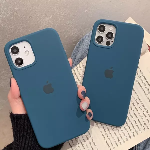 Silicon Case Azul Iphone11