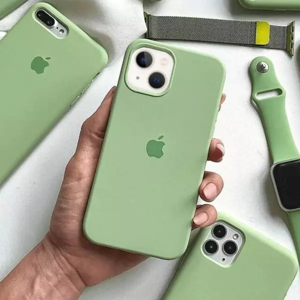 Silicon Case Verde Iphone15