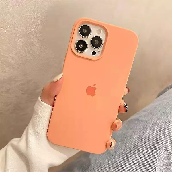 Silicone Case Naranja Iphone14plus