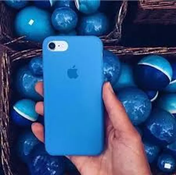 Silicon Case Azul Iphone14plus