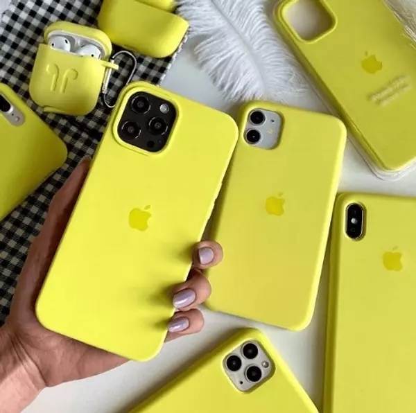 Silicon Case Amarillo Iphone14pro