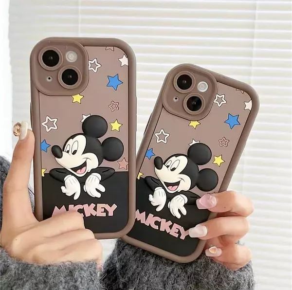 Case 3d Mickey Protector Cámaras Iphone14pro