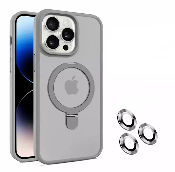 Case Magsafe Gris Mate Soporte Iphone11