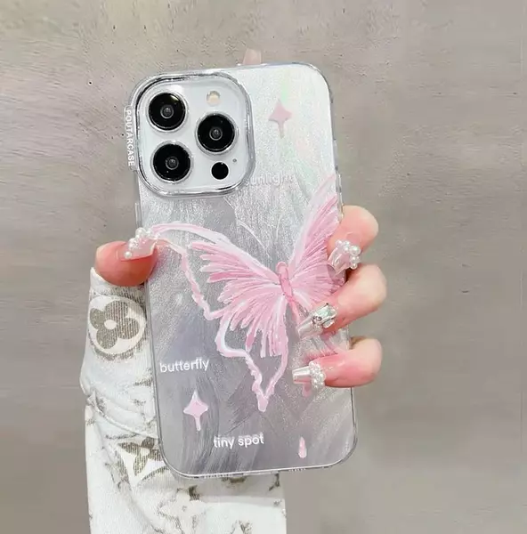 Case Mariposa Metalizado Iphone13