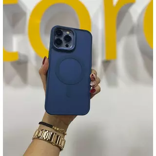 Case Magsafe Azul Mate Iphone15pro+