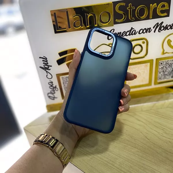 Case Mate Borde Azul Iphone15pro+