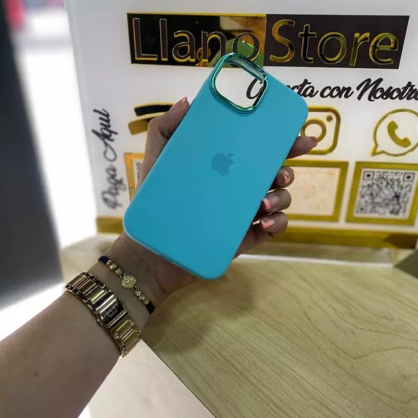 Silicon Case Azul Iphone14