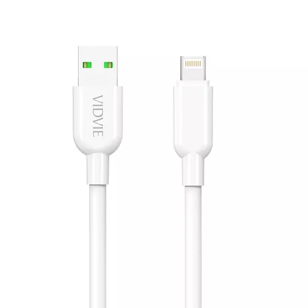 Cable Usb A Lightning 1m Vidvie Blanco 3a