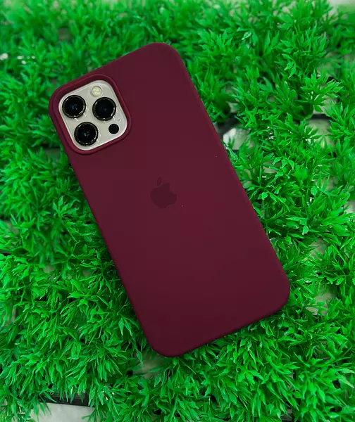 Silicon Case Vinotinto Iphone 12pro+