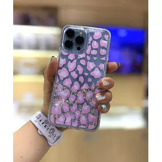 Case Escarcha Animal Print Iphone 12pro