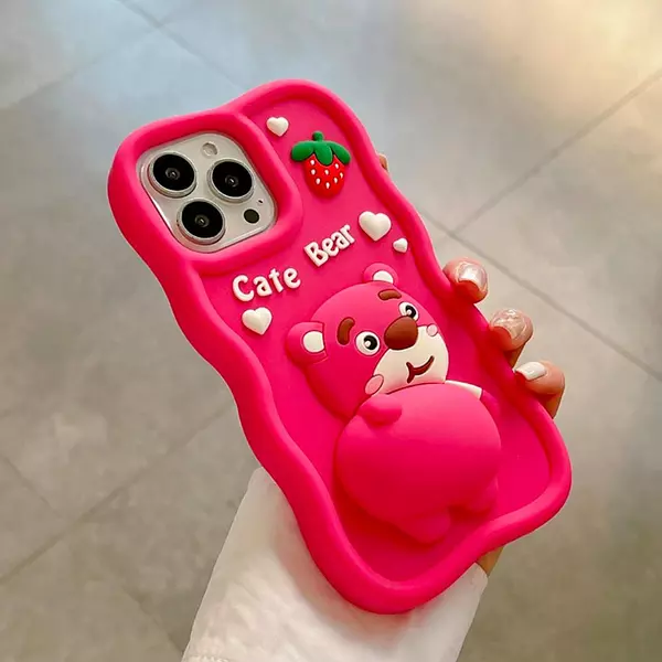 Case Diseño Animado Cate Bear Para Iphone 11