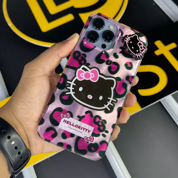 Case Diseño Animado Hello Kitty Iphone 13