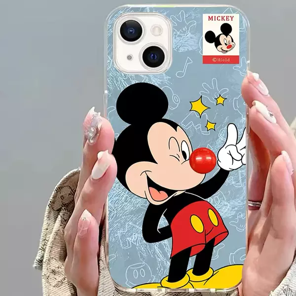 Case Diseño Mickey Mouse Animado Iphone 14 Pro+