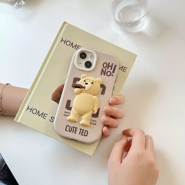 Case Diseño Ted 3d Animado Para Iphone 14 Pro+