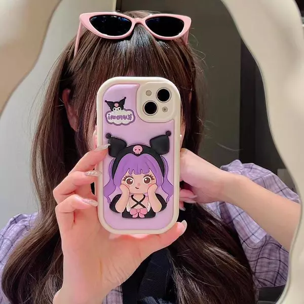 Case Diseño Animado Kuromi Iphone 14pro