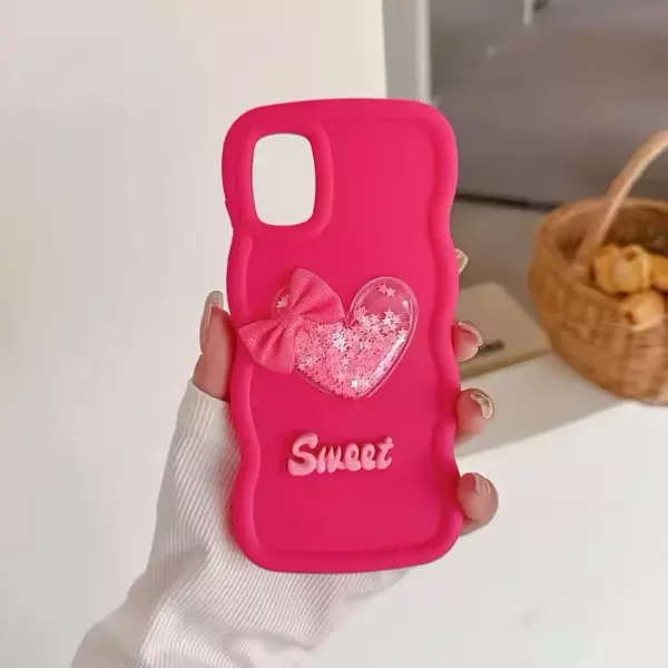 Case Silicon Sweet 3d Color Fucsia Iphone 11