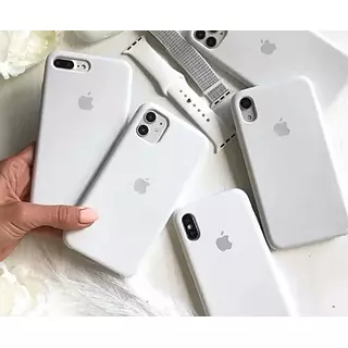 Silicon Case Blanco Iphone 16pro+