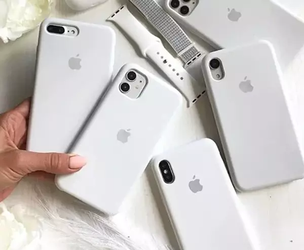 Silicon Case Blanco Iphone 16