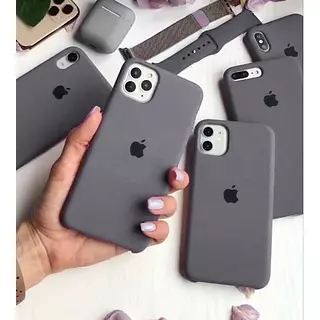 Silicon Case Gris Iphone 16pro