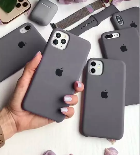 Silicon Case Gris Iphone 16pro