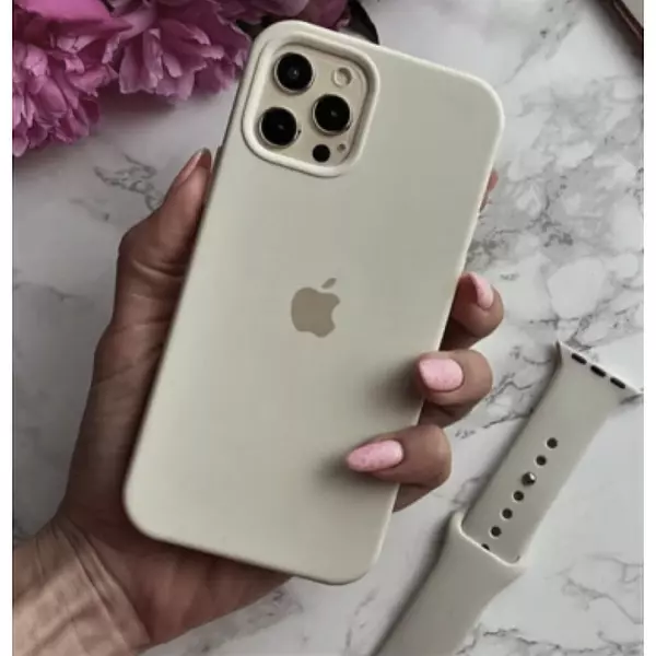 Silicon Case Crema Iphone 16pro