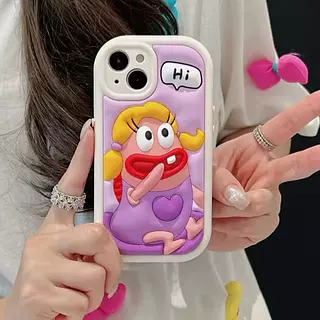 Case Diseño Animado Protector De Camara Iphone 14plus