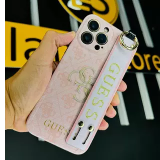 Case Lujo Guess Protector Camaras Soporte Iphone 12pro