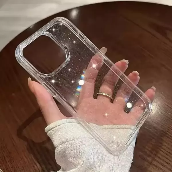 Case Transparente Escarchado Iphone 16 Pro