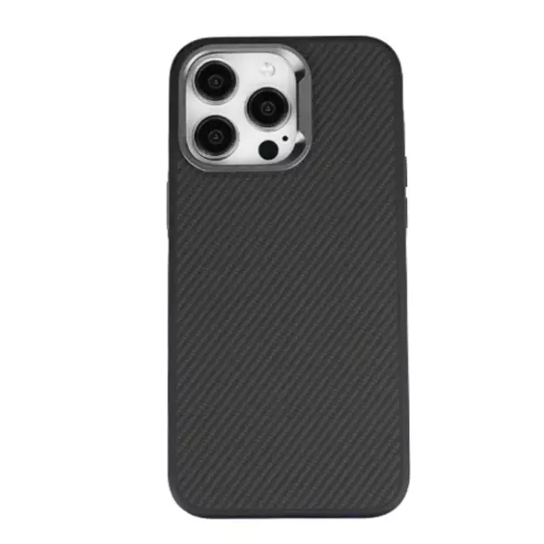 Case Diseño Lujo Color Negro Iphone 15 Pro+