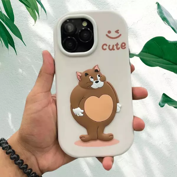 Case Diseño Cute 3d Animado Para Iphone 15 Pro+