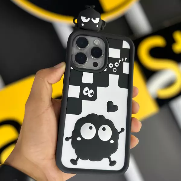 Case Diseño 3d Animado Iphone 15 Pro+