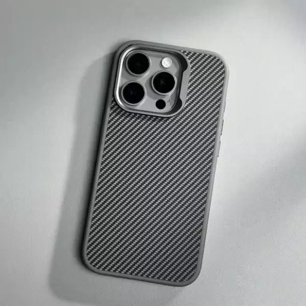 Case Diseño Lujo Color Gris Iphone 13 Pro+