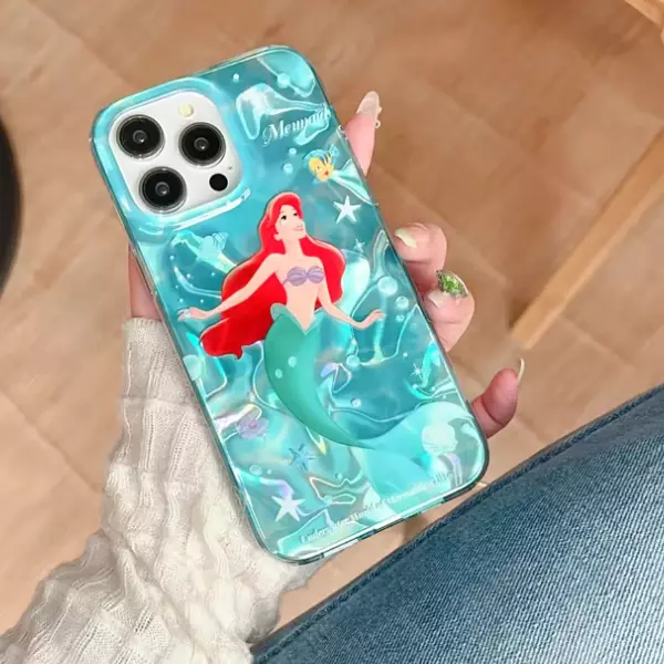 Case Diseño Animado Sirenita Iphone 13 Pro+