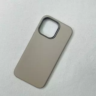 Case Diseño Cuero Magsafe Beige Iphone 16pro